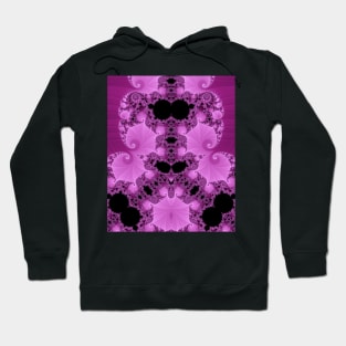 Fabulous Fractals  |  Rorschachs Elephants - Fuchsia Hoodie